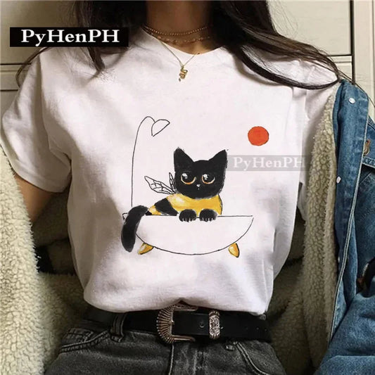 Personalized Print Women's Short-sleeved Casual Shirt