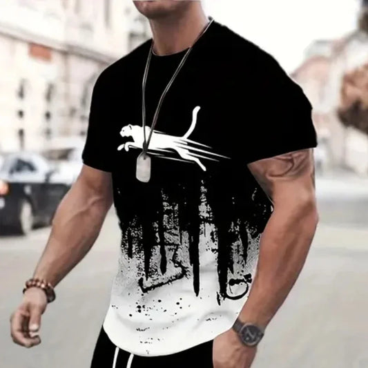 3d Printed Plus-size Men's and Women's T-shirts